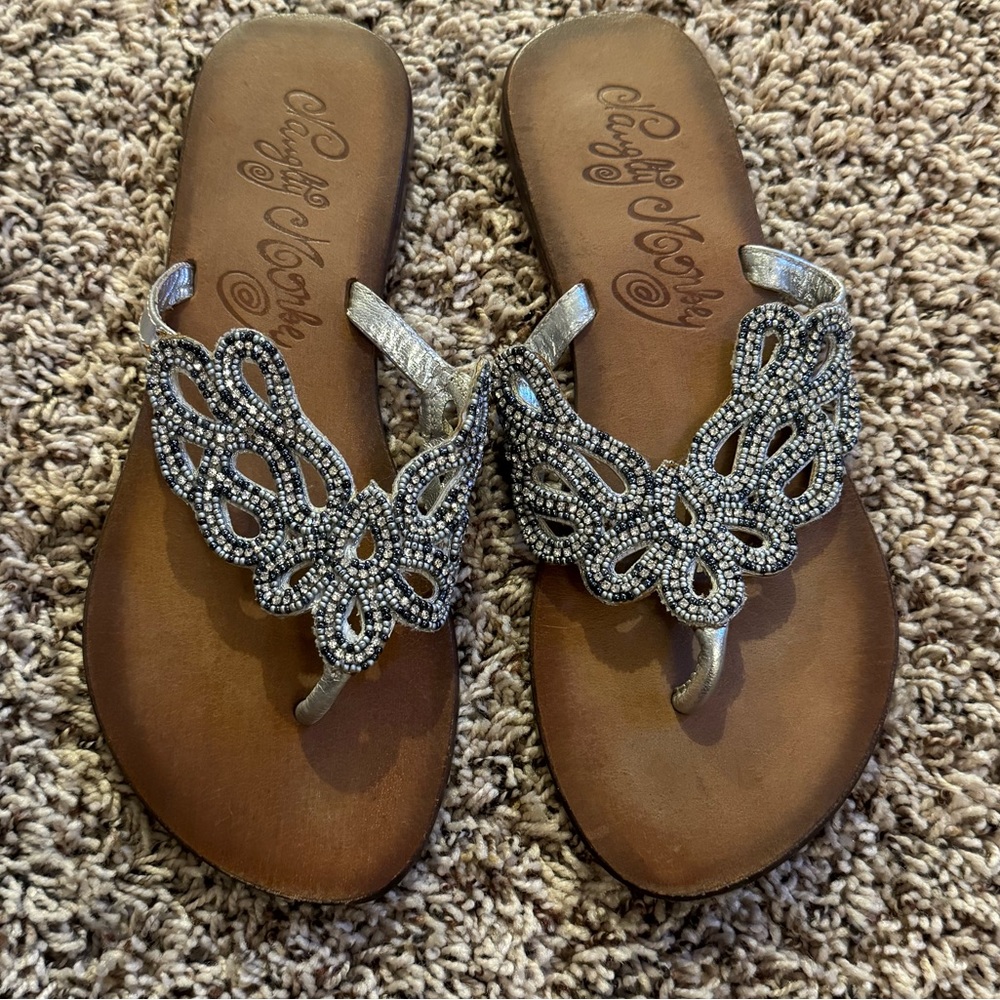 Naughty Monkey Beaded Flip flops (6)